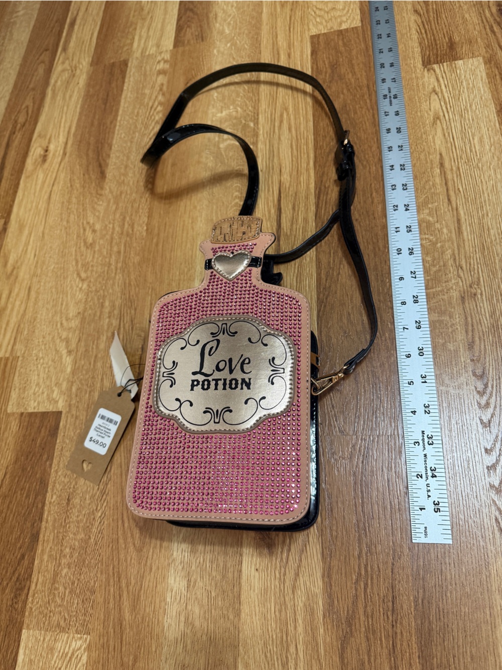 Love Potion Pink Crossbody Bag
